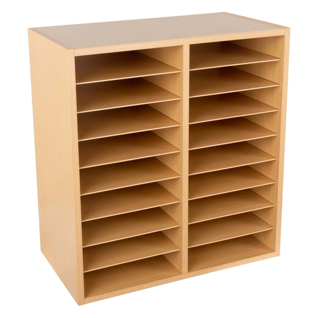 Classroom Storage Organizer - 18 shelves